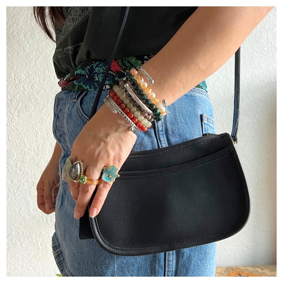 Vintage Y2K Coach 9031 Wendie Leather Crossbody Bag - Picture 12 of 14